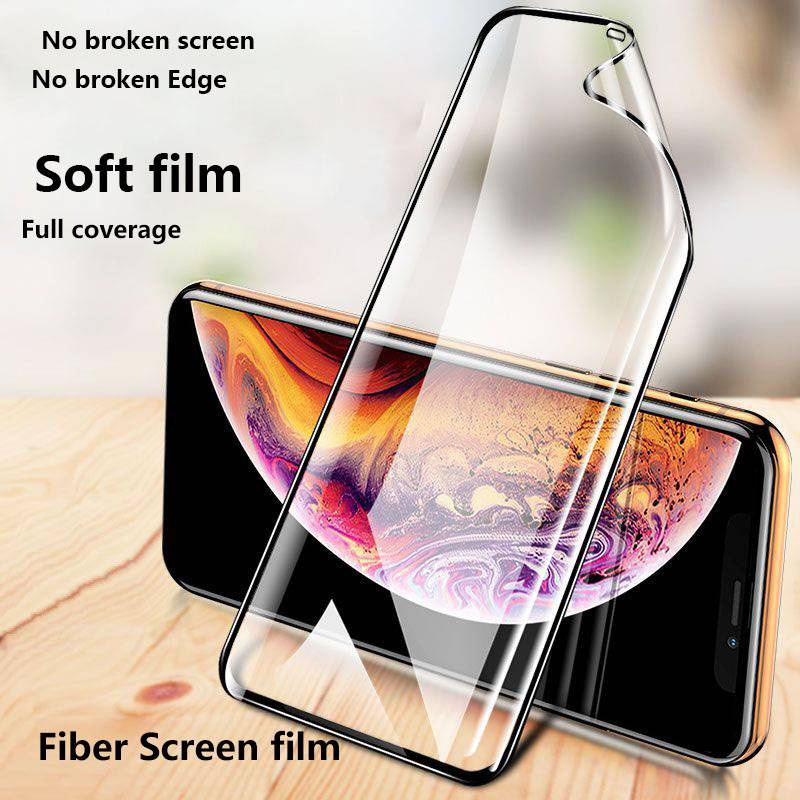 Film Pelindung Layar Full Cover Untuk Iphone 6 6s 7 8 Plus X Xs Max Se 2020 11 12 Pro Max