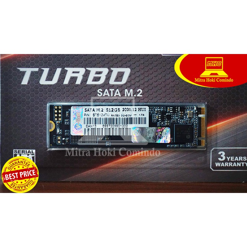 SSD M2 M.2 SATA VGEN TURBO 512GB