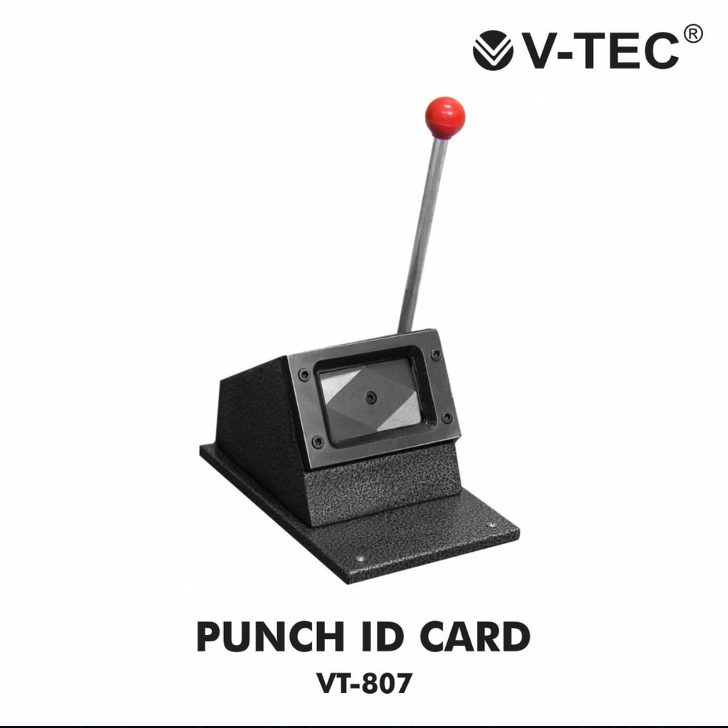 Plong ID Card - PVC Card Cutter Standard - V-Tec Punch ID Card VT-807