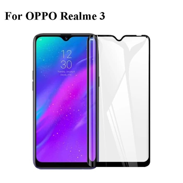 Tempered Glass Full Realme 2 2 Pro 3 3 Pro 5 5 Pro 5i 5s Screenguard Antigore Temperglass