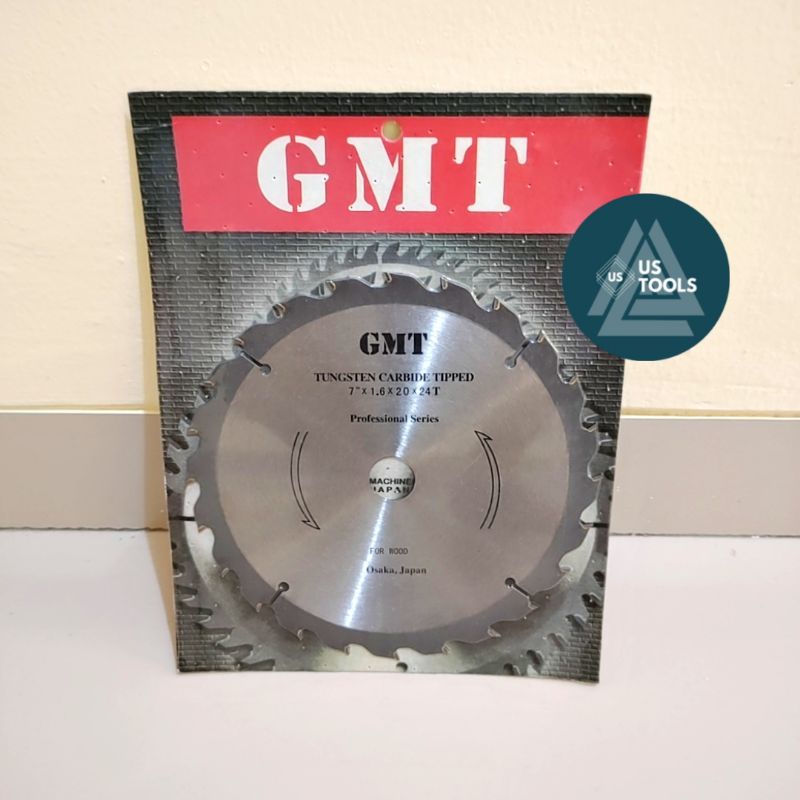 GMT MATA CIRCULAR SAW 7&quot;X24T / Circular Saw Blade 7&quot; / Mata Potong Kayu