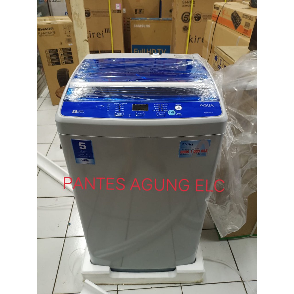 Aqua mesin cuci 1 tabung AQW77DH Hijab Series Mesin Cuci [7 kg] KHUSUS BANDUNG