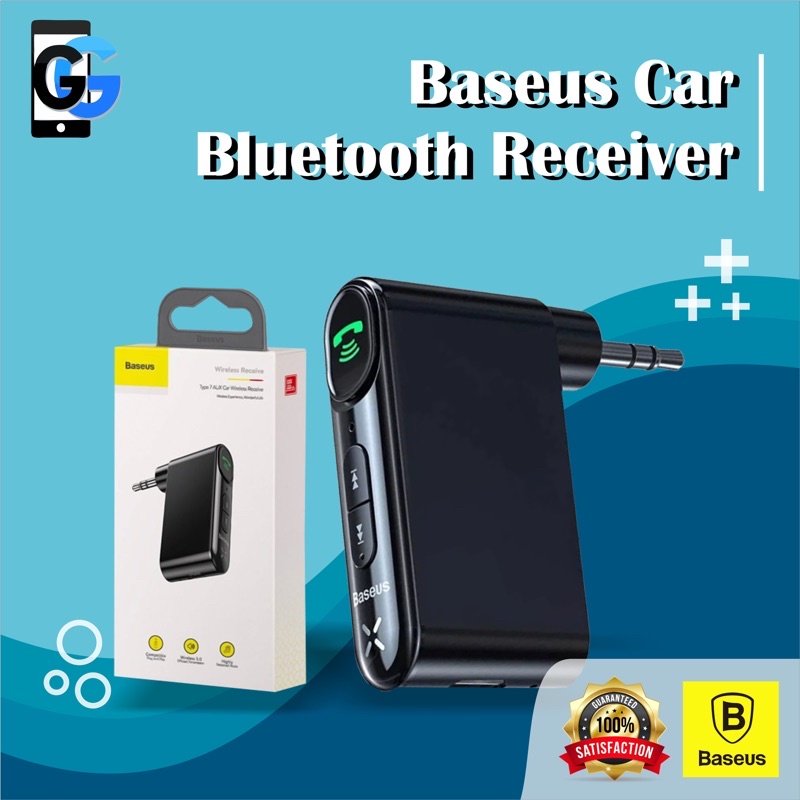 Jual Baseus Car Bluetooth Receiver Aux 3.5MM Wireless Audio Receiver