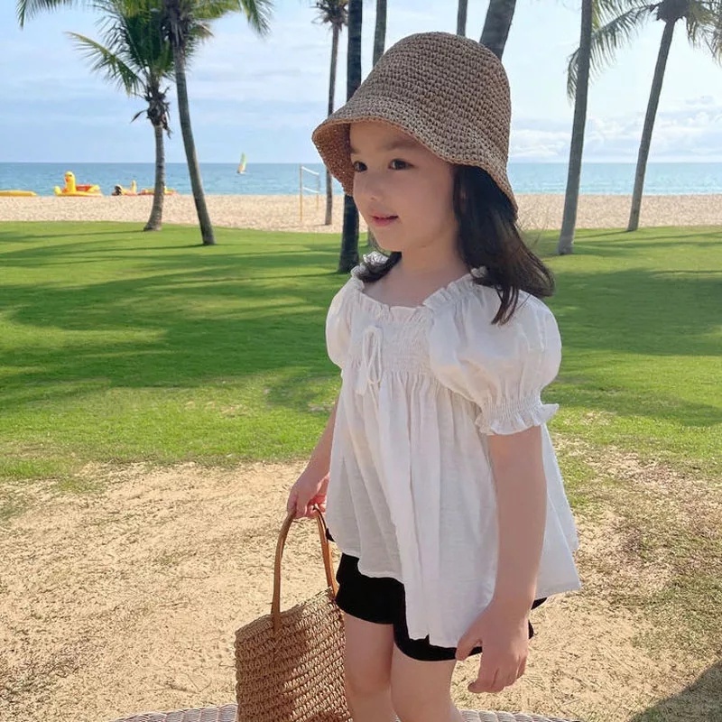 BEFAST - ZTL OOTD Setelan Anak EXIE / SET ANAK AISHI / Pakaian Setelan Anak Perempuan / Oneset kekinian Anak-Anak Perempuan / Fashion Anak Trendy / Set Atasan Lengan Pendek Karet / OOTD Casual Anak-Anak / Terbaru 2022