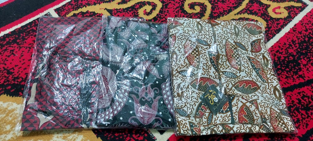 M-l-xl-xxl Batik Wanita Asj Sa Hrb026 Kenongo Kemeja Tosca Pendek