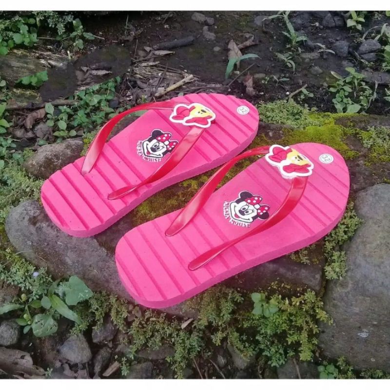 SANDAL JEPIT ANAK MICKEY MOUSE MINIMALIS SZ 26-35