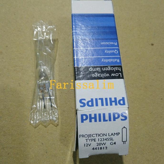 Lampu Halogen kacang 20W 12V PHILIPS