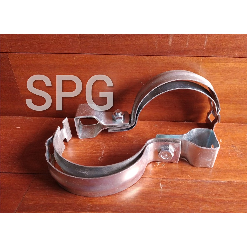 Hanger Clamp Pipa 2 1/2" /  Inch Klem Pipa Klem Gantung Galvanis Pipe Clamp / Gantungan Selang Pipa