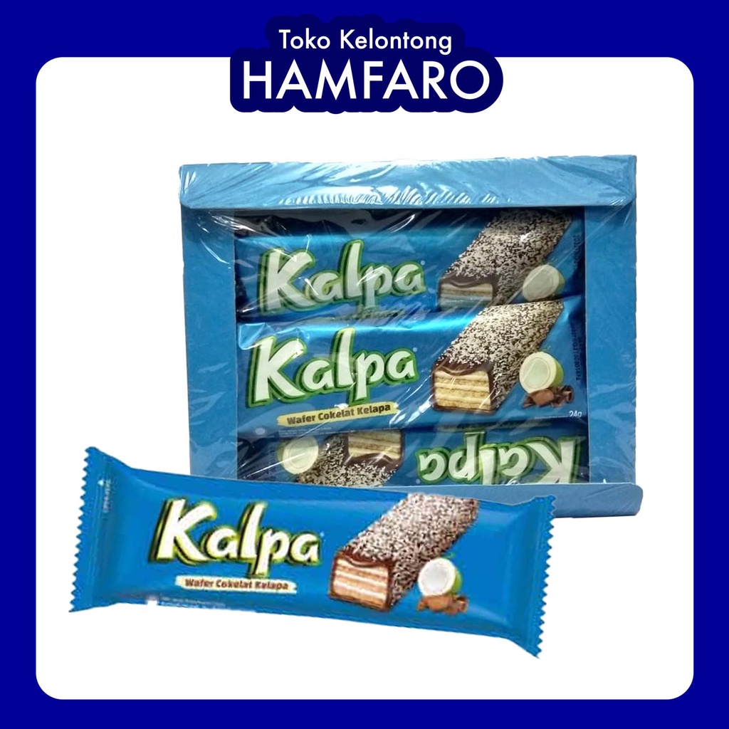 

KALPA WAFER COKLAT KELAPA 1 BOX ISI 12 PCS