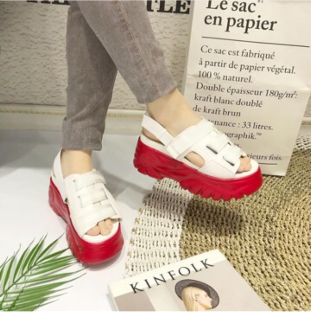 Wedges Sepatu wanita casual sport casual F051