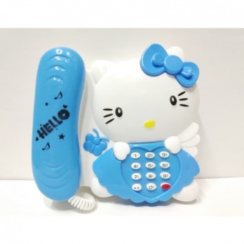 Mainan Anak telepon Hello Kitty Terbaru Free Baterai / Mainan anak Telpon Telfon Telepon Hello Kitty