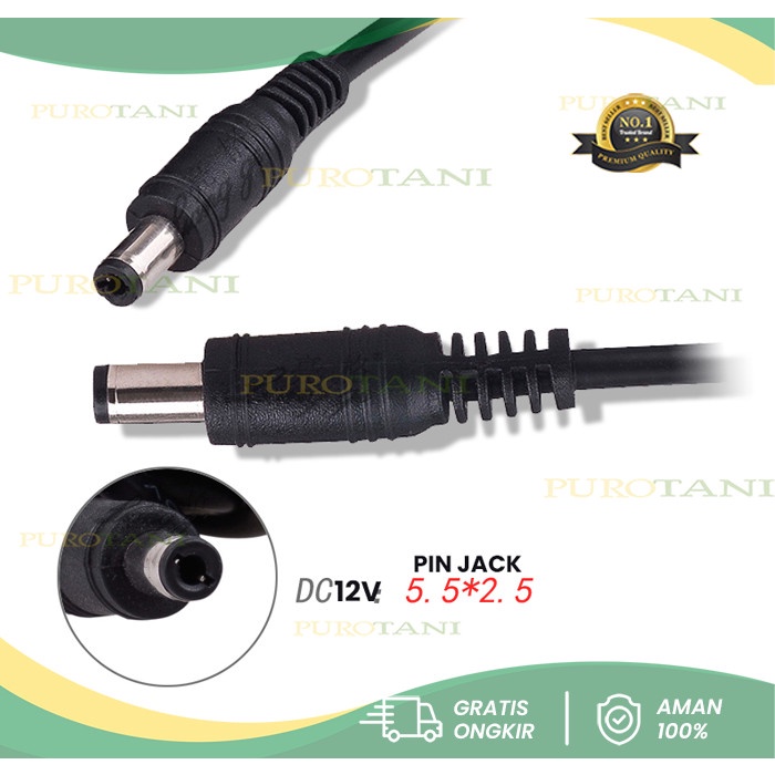 Adaptor 12V 8A AC PLN to DC 12 Volt Dinamo DC Dobel Pump
