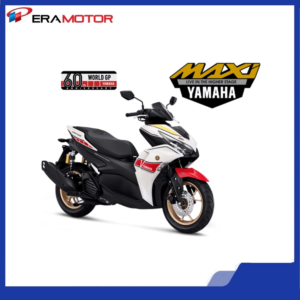 ALL NEW AEROX 155 CONNECTED/ABS WORLD GP 60TH ANNIVERSARY LIVERY