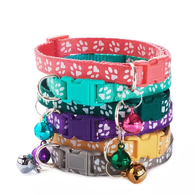 KALUNG ANJING KUCING LONCENG KALUNG KELINCI UNIK LUCU  PET COLLAR KALUNG MOTIF JEJAK