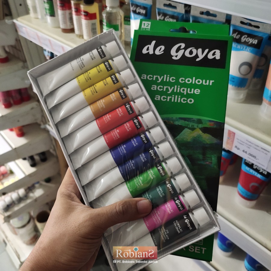 

De Goya Cat Acrylic 12ml - Paket 12 Warna untuk Melukis