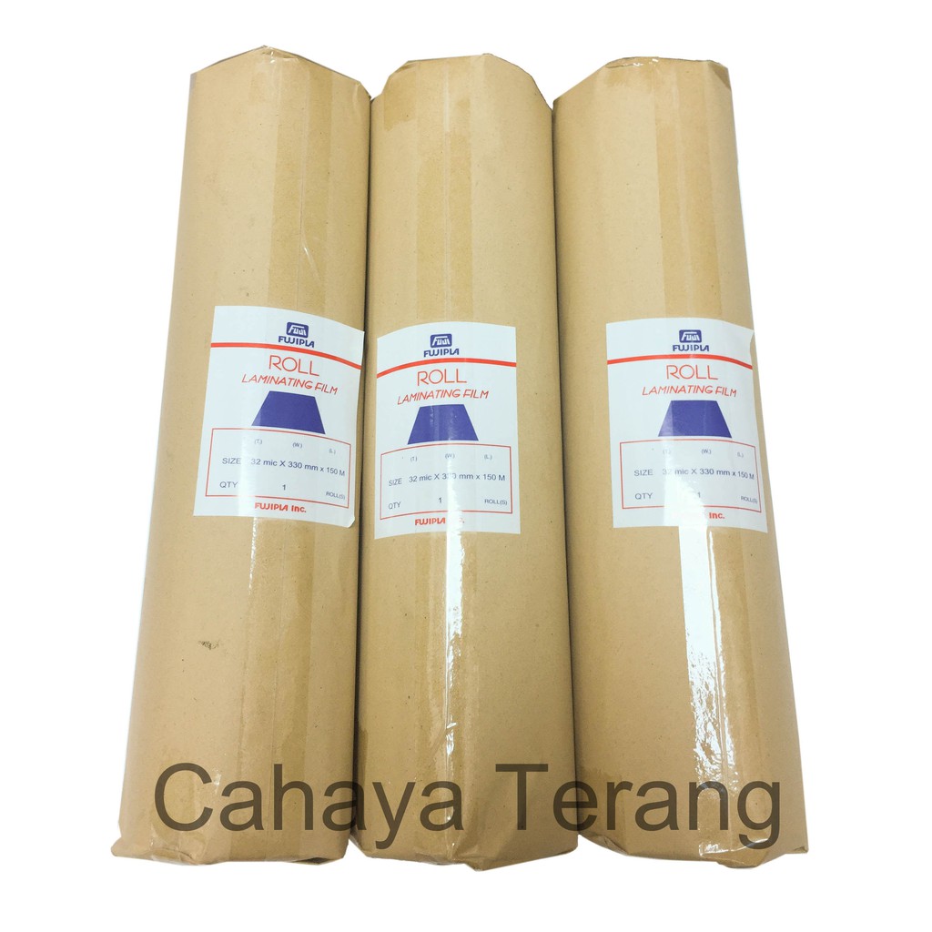 Plastik Laminating Roll Merk Fujipla Glossy Biru