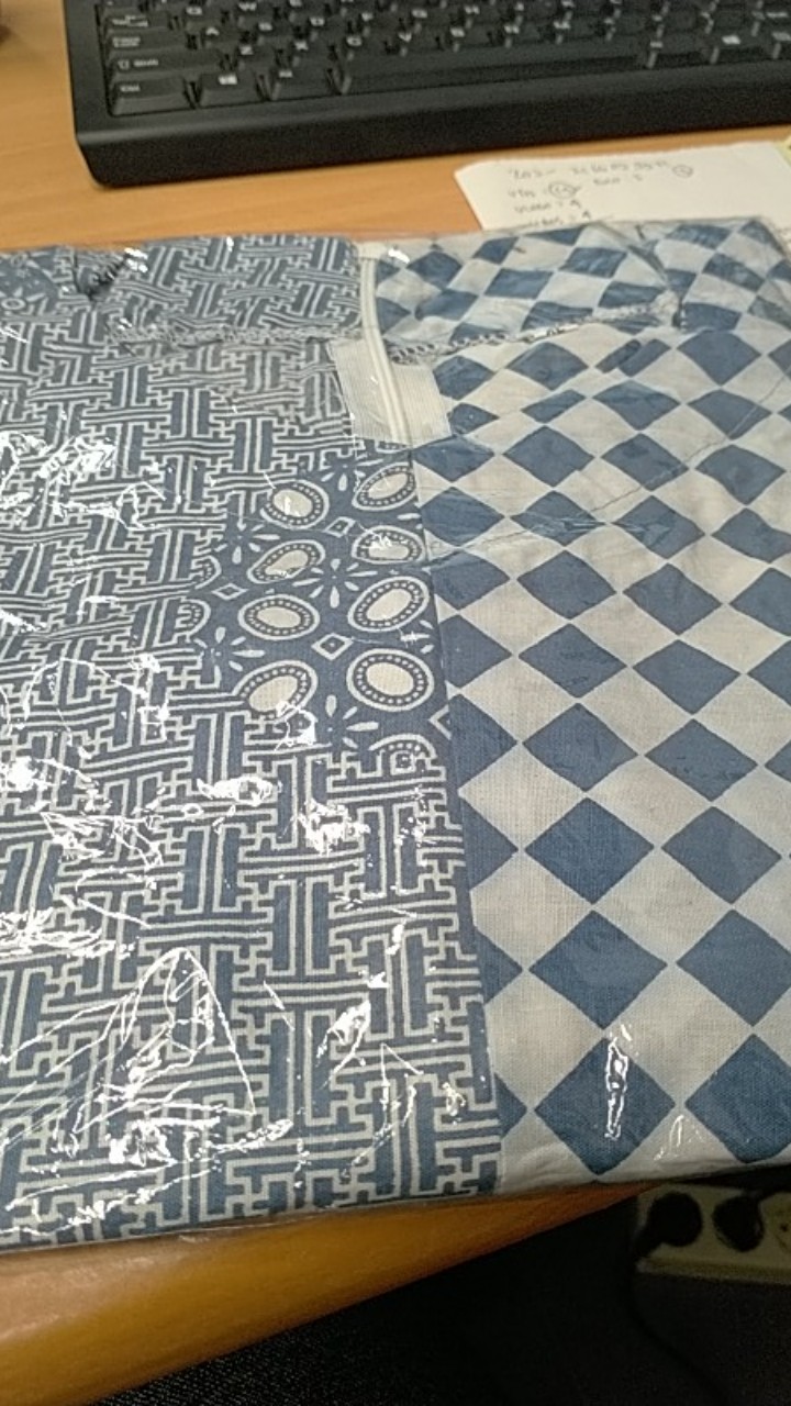 Tey-17 Batik Wanita Asj Sa Hrb026 Kenongo Kemeja Tosca Pendek