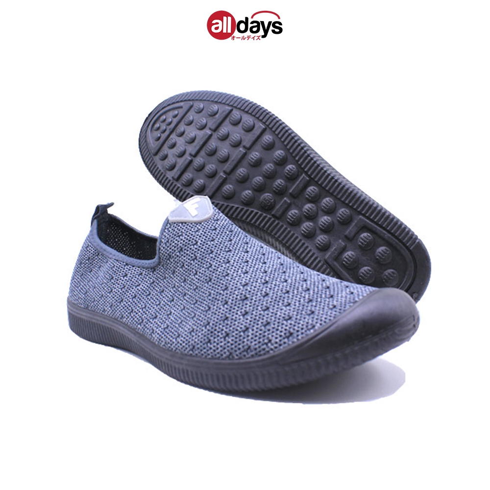 Faster Sepatu Sneakers Slip On 2009-F001 Casual Pria Random Motif dan Warna Size 40-45