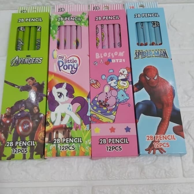

Wow Pensil 2B Karakter Lol Hijab Frozen Unicorn Avengers Hot Sale