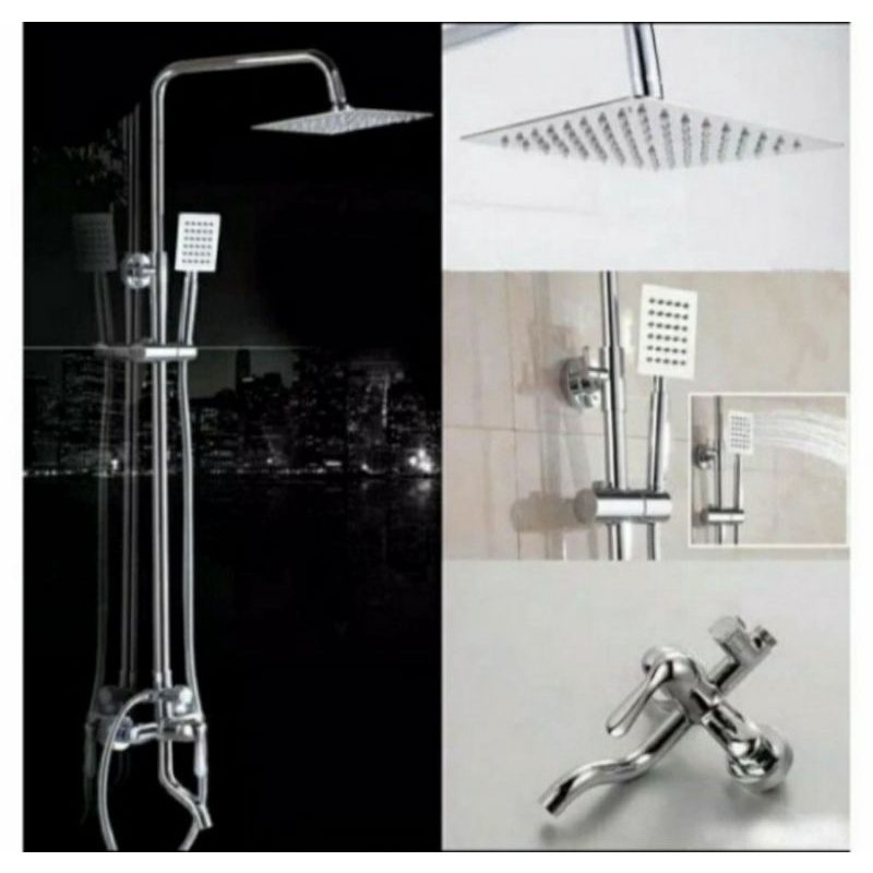 kran column set panas dingin / kran shower kotak minimalis model Toto