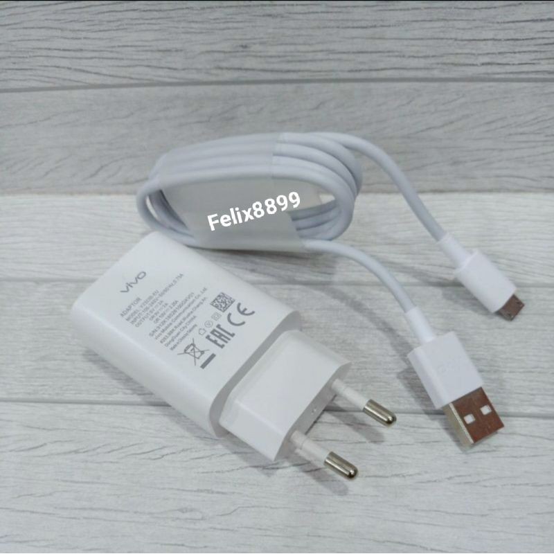 Charger vivo Y11 Y81 Y83 Y91 Y93 Y95 Original 100% 18W Fast Charging Micro USB