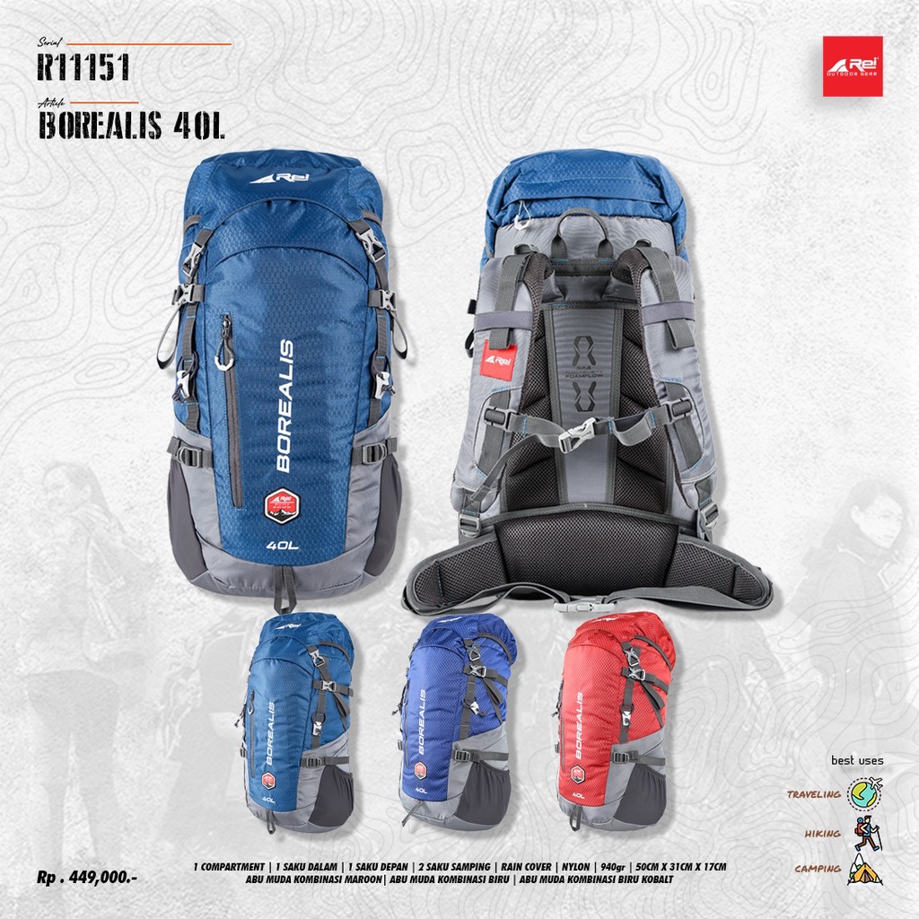 Rucksack Borealis 40L 11510 Rei