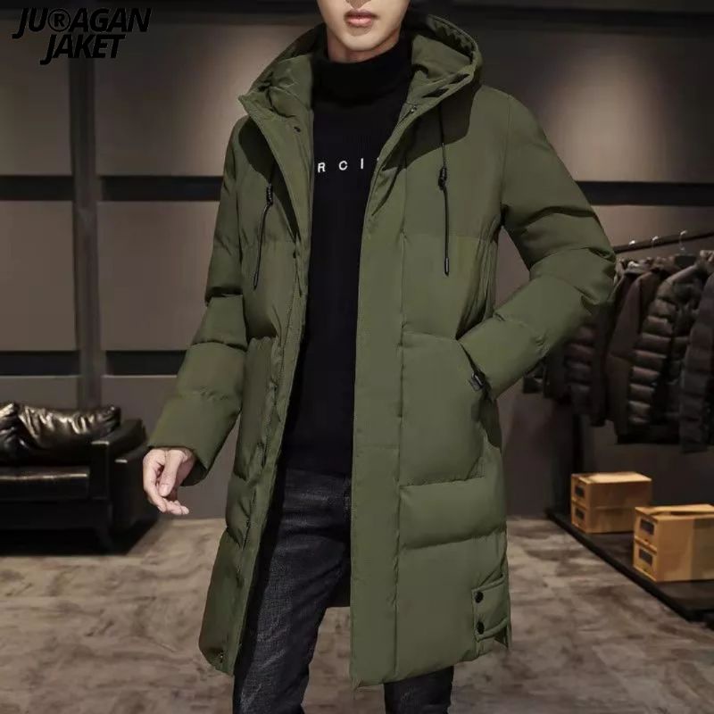 jaket pria winter longcoat tebal hangat