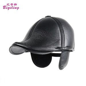 Topi kulit asli untuk pria TOPI PRIA KULIT ASLI TOPI PET TERLARIS