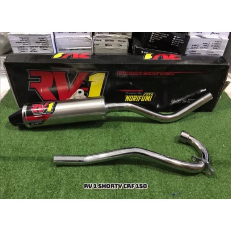 Knalpot Norifumi logo lama type RV1 klx 150 dan crf 150