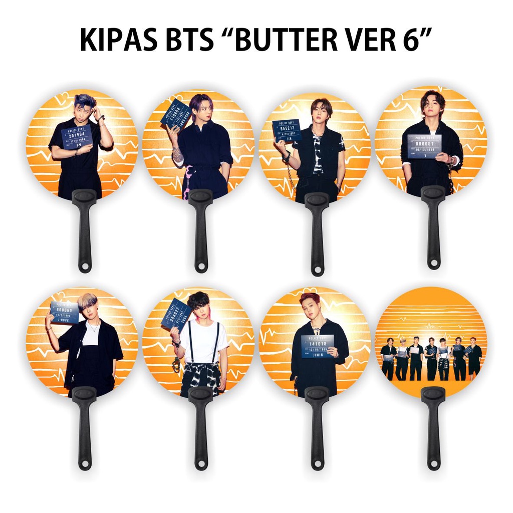 [READY STOCK] KIPAS TANGAN / HANDFAN BTS BUTTER VER 6