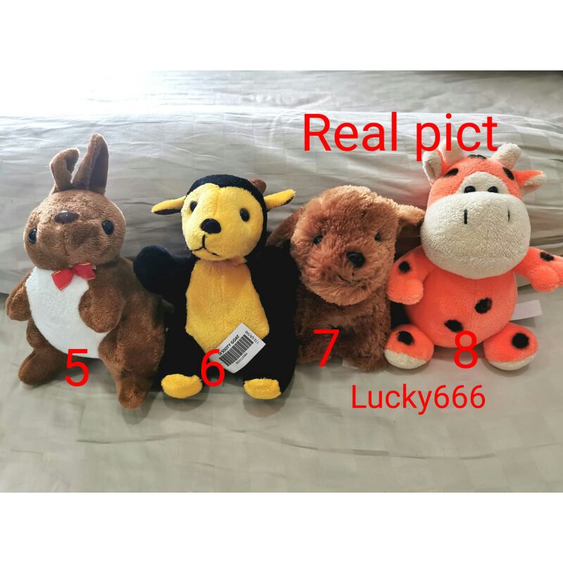 Boneka ukuran mini kecil karakter bebek teddy bear empuk murah promo premium