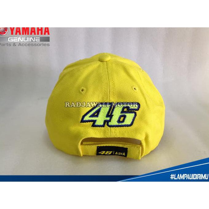 Tp935796- Topi Valentino Rossi Vr 46 Asia Signature Asli Yamaha Fu74H73S