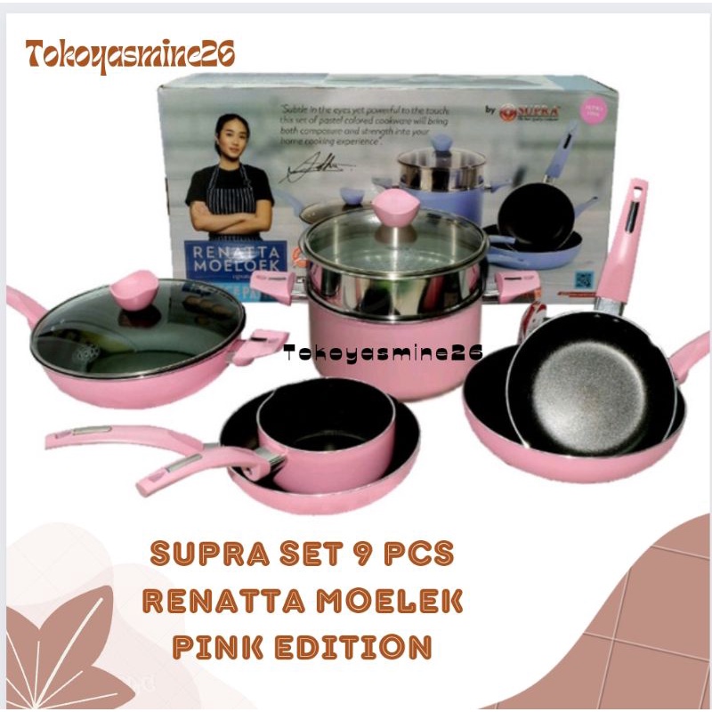 Supra Pastel New set 9 Chef Renata Moeloek/Panci Dapur set Istimewa