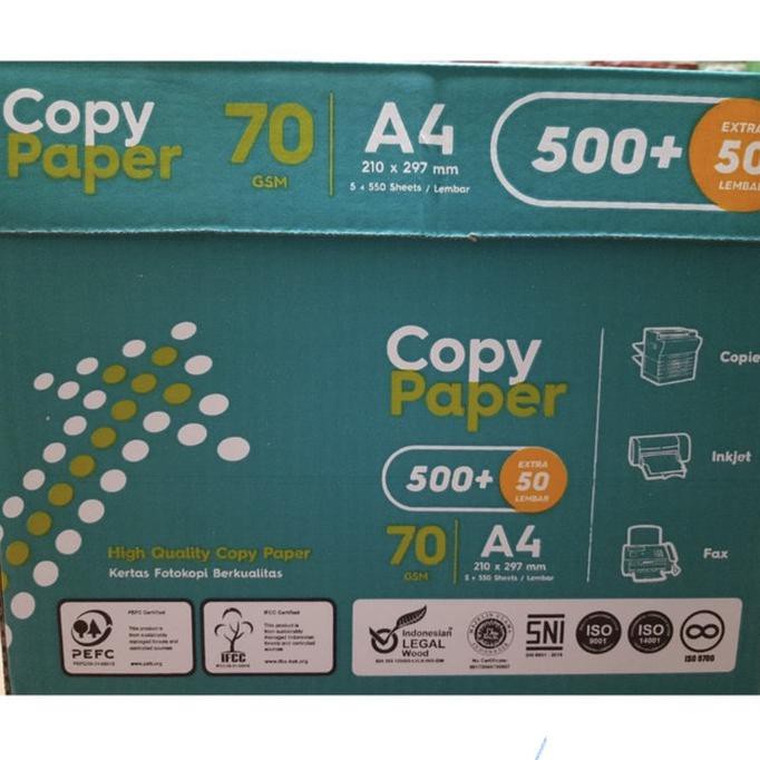 

Kertas Fotocopy A4 70 gram Copy Paper atk