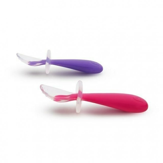 Munchkin Gentle Scoop Silicone Spoon 2pk