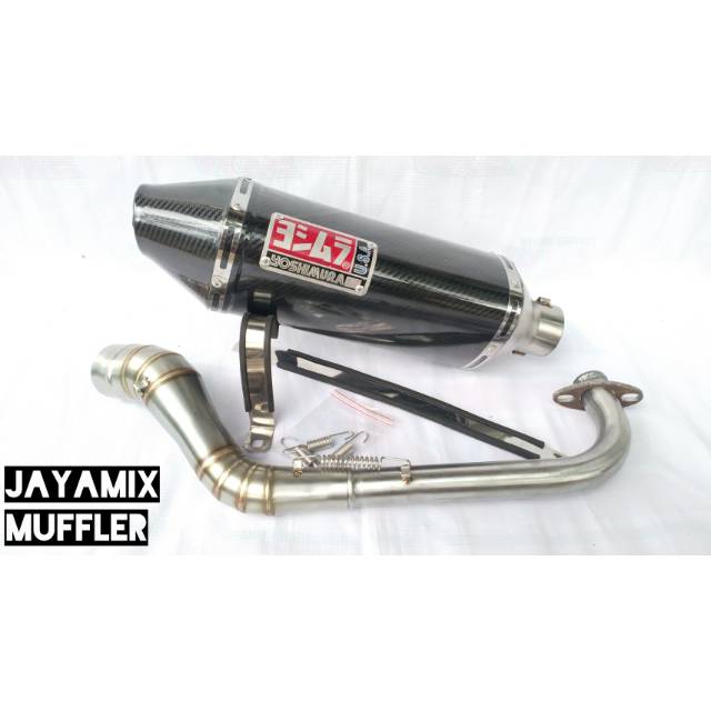 knalpot Yoshimura USA karbon fullsystem Nmax Aerox