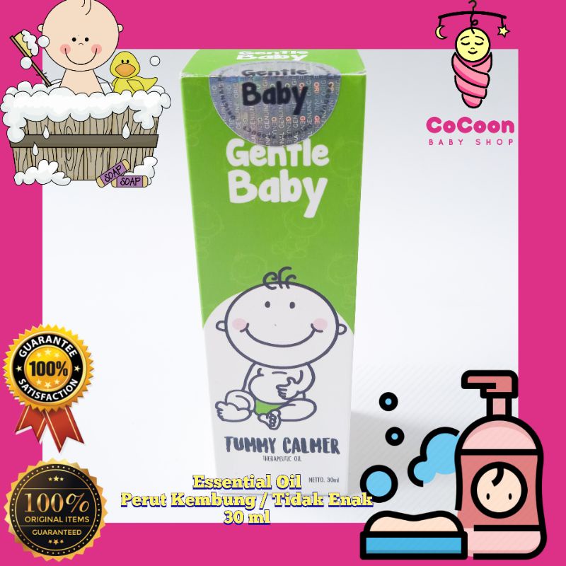 Minyak Bayi Oil Essent Perut Kembung Gentle Baby Tummy Calmer 30 ml