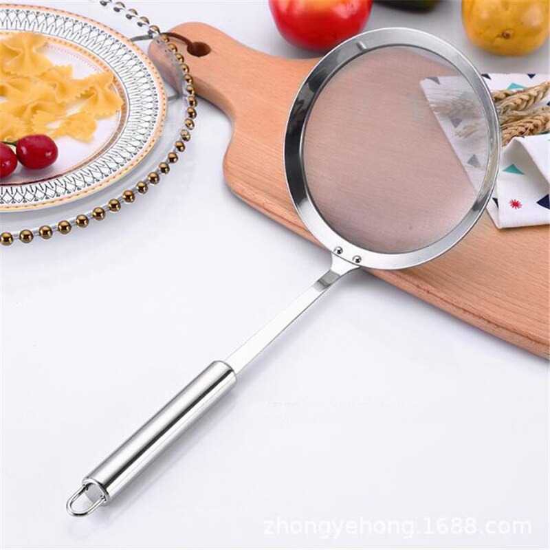 Spatula Alat Masak Goreng Makanan Dapur Fry Food Mesh Strainer Sendok Sepatula Gorengan Washable