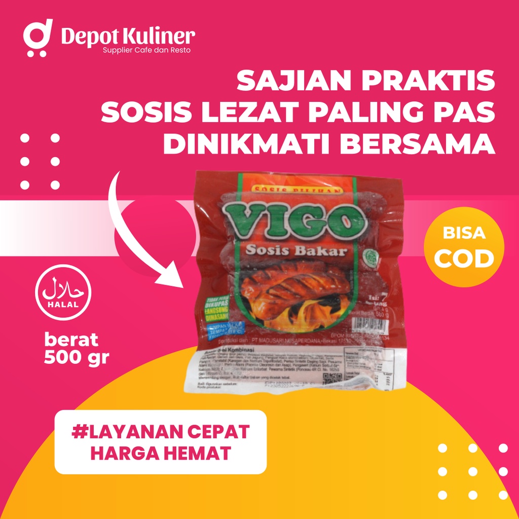 Sosis Bakar Vigo isi 7 pcs