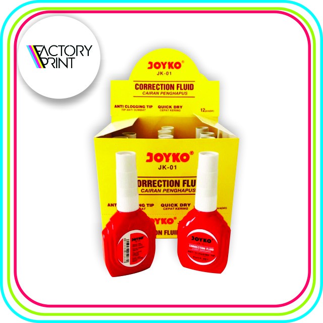 

Tip Ex Joyko JK 01 Correction Tape Tipe x Joyko Correction Fluid JK-01