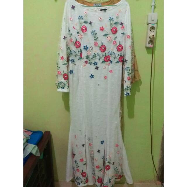 zalia embroidered dress