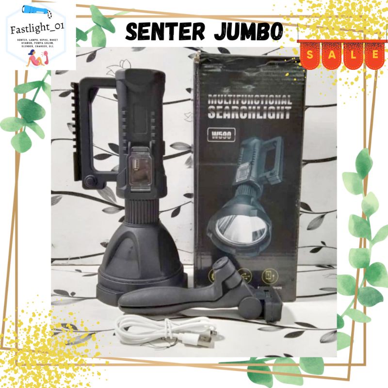 Senter Jumbo Multifunctional Searchlight Led W590