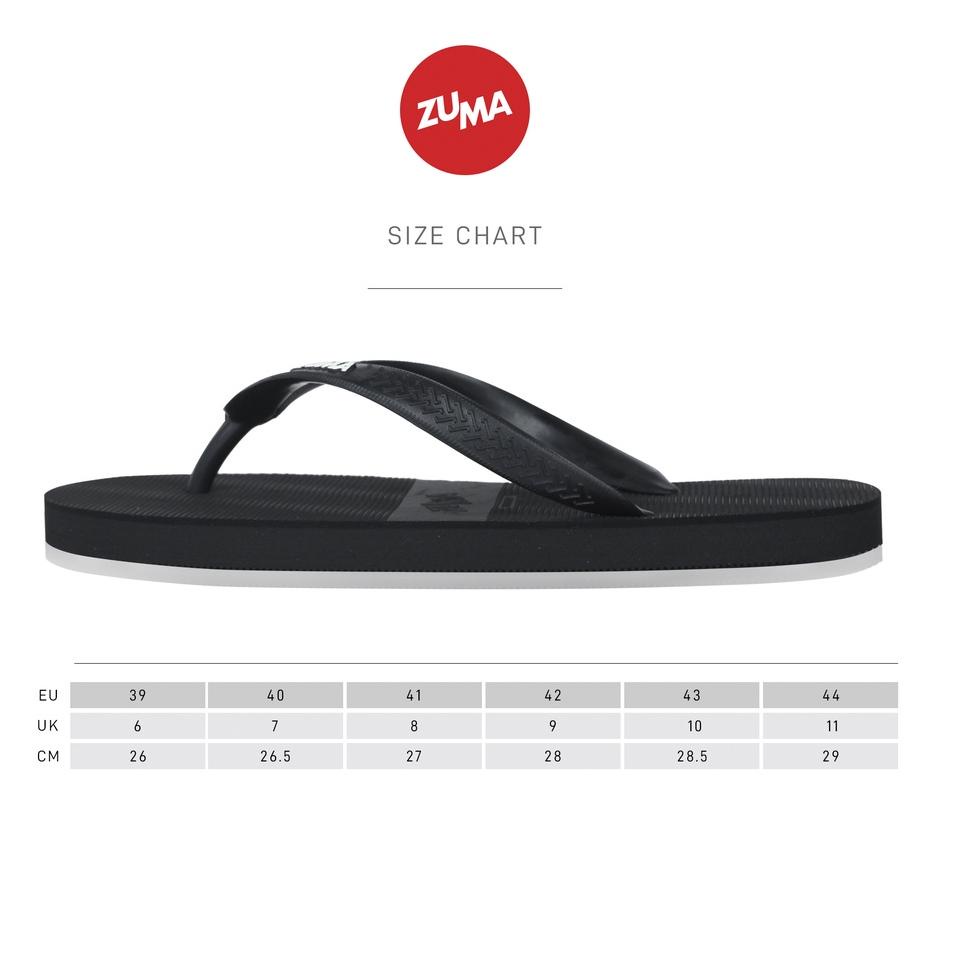 ⚡️Original⚡️ Zuma Men Classic 1/Sandal Jepit Sandal Karet Pria - Hitam 