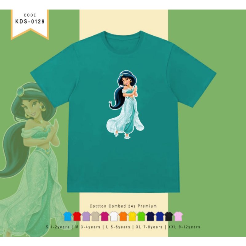 KAOS PRINCESS/KAOS ANAK PEREMPUAN PRINCESS ELSA AND FRIEND