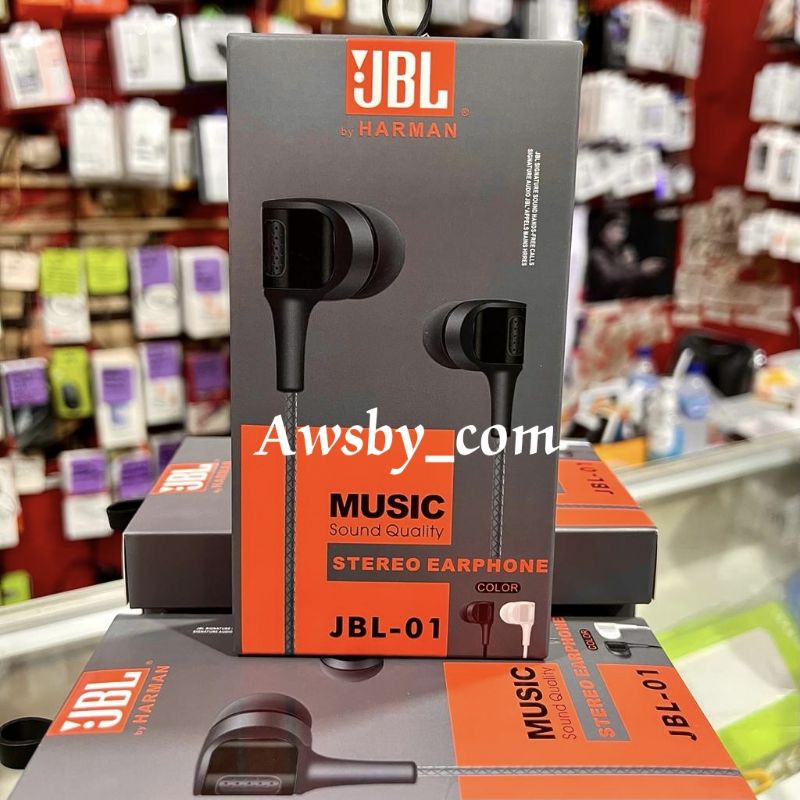 [Harman-001]Earphone JBL Premium Quality Bass Stereo Earphone JBL Super Mega Bass