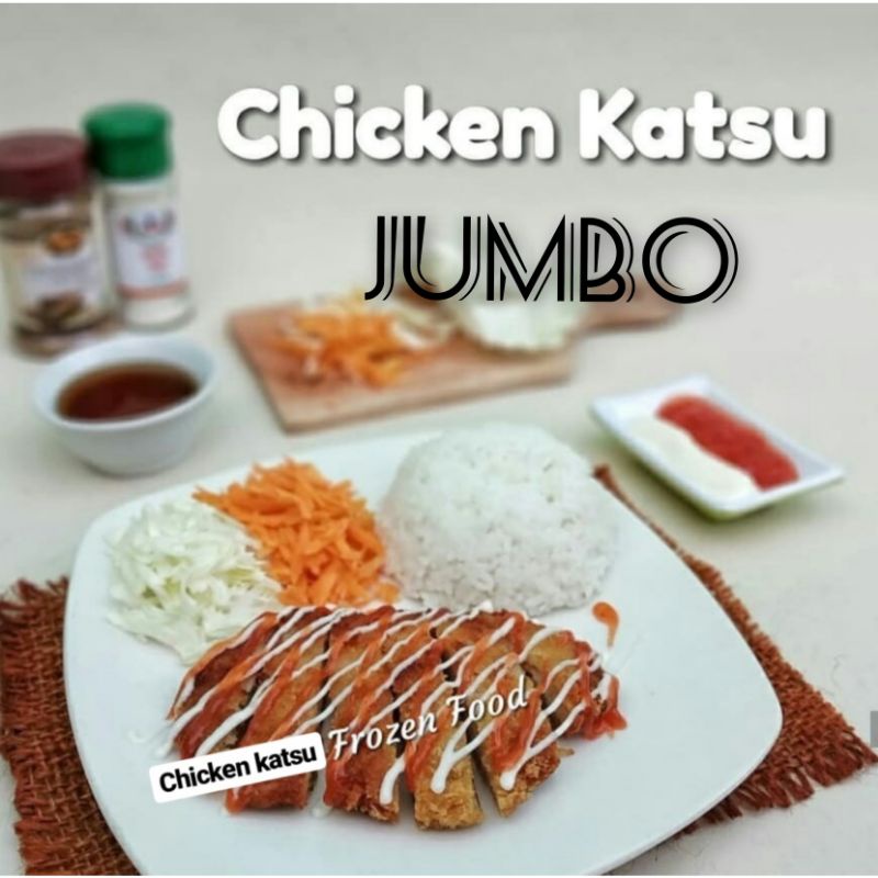 

Chicken Katsu Jumbo dan Mini NON MSG / dada ayam / frozen bento / frozen food bogor