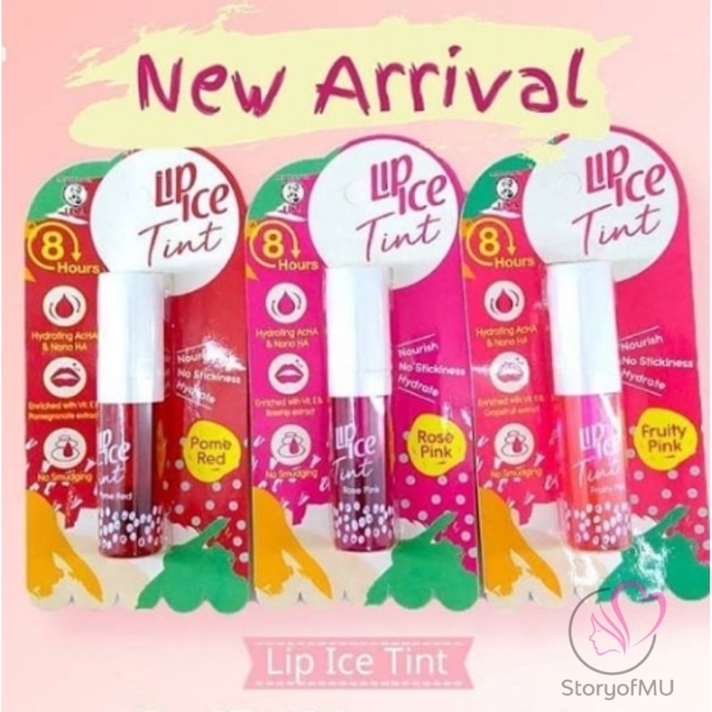 ue.ex - liptint ice - ice lip tint - rohto liptint ice best seller