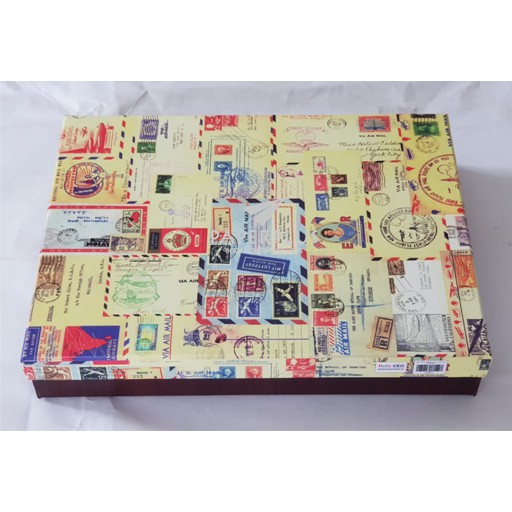 

Kotak Kado / Kotak Hadiah / Gift Box Pakaian B / Motif Vintage Air Mail