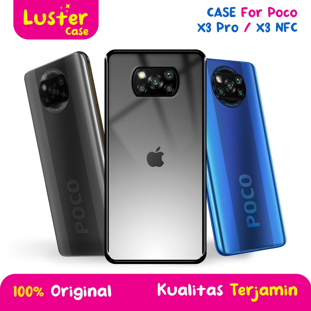 Case POCO X3/X3PRO/X3 NFC Case HP Premium Glossy [ APPL ] Casing HP - Softcase Glossy - Softcase POC