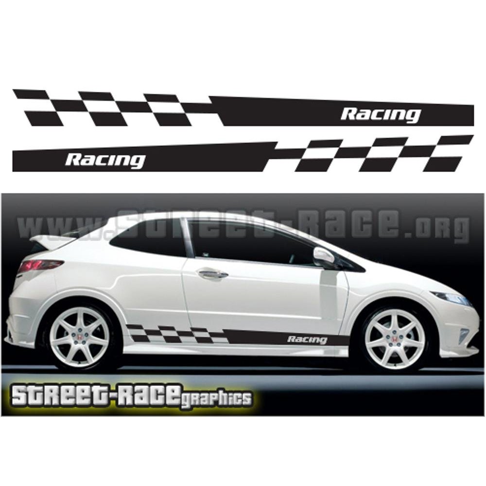 Promo Stiker Mobil Brio Racing Lis Body Mobil Ayla Agra Sigra Xenia Avanza Sedan Ertiga Toyota Yaris